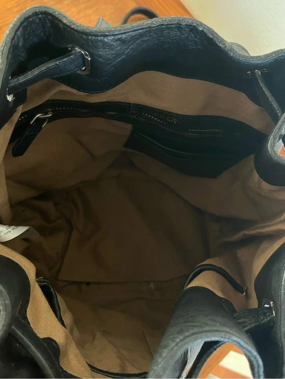 Kelsi Dagger bucket bag leather backpack